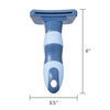 Vibrant Life Medium Undercoat Deshedding Tool with Non-Slip Handle for Dogs