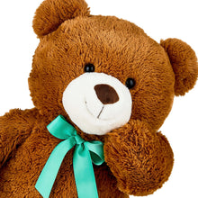 Bear Plush Toy with Ribbon, Brown, 36", by Way To Celebrate - Brands For Less USA