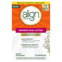 align Women's Dual Action Probiotic Supplement, 70 Capsules