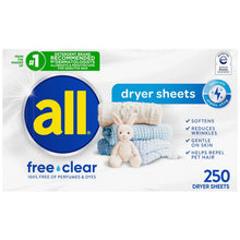 allFabricSoftenerDryerSheets_FreeClear_250ct.8 - Brands For Less USA