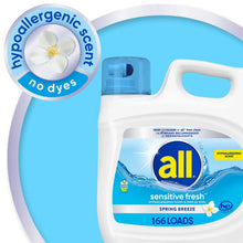 allLiquidLaundryDetergentSensitiveFresh_SpringBreeze_166loads_250oz.1 - Brands For Less USA