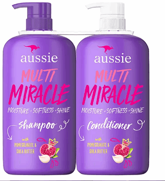 Aussie Multi Miracle 3-in-1 Shampoo and Conditioner, 33.8 fl. oz., 2 pk.