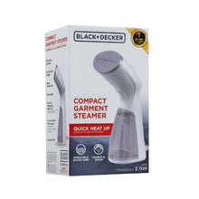 Vaporizador de prendas compacto BLACK+DECKER de 1000 W con bomba de calor, depósito de agua extraíble y calentamiento rápido. 