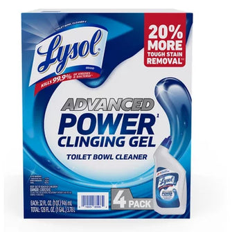 Lysol Advanced Toilet Bowl Gel Cleaner (32 Fl. Oz., 4 Pk.) - Brands For Less USA