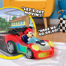 Mickey Mouse Rev 'n Go Vehicles with Lights and Sounds, Mickey's Car, Mickey Mouse Phrases Baby and Toddler Toys