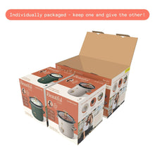 Beautiful 2 Qt Manual Slow Cooker, 2-Pack, Thyme Green + Porcini Taupe by Drew Barrymore