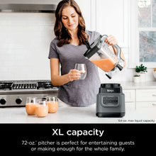 Ninja Classic Blender, 1000 Watts, 3 Speeds, Smoothies, 72 Oz. Pitcher, Total Crushing Blades, Dark Gray BE200