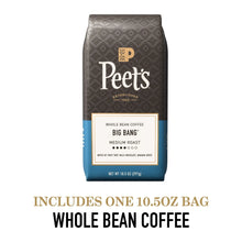 Peet's Coffee Big Bang Premium Medium Roast Whole Bean Coffee, Arabica, 10.5 oz - Brands For Less USA