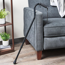 Equate Mobility Aluminum Offset Handle Cane with Foam Handle, Adjustable Height, Black - Brands For Less USA