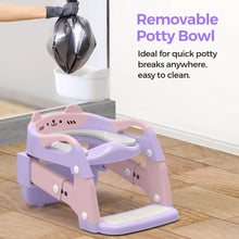 FVLOENG Potty Training Seat for Kids Boys Girls,3 in 1 Toddler Toilet,Potty Training Toilet with Urinals, Toddler Step Stool Ladder and Splash Guard Anti-Slip with Soft Cushion (Pink) - Brands For Less USA