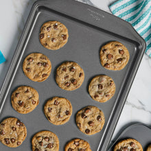 Wilton Premium Steel Non-Stick Medium Cookie Sheet 10x 15 Baking Pan with Handles Rectangular Shape, Packaging May Vary - Brands For Less USA