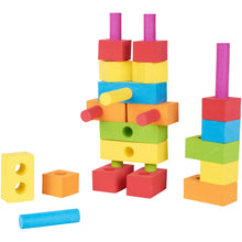 Spark Create Imagine Foam Peg Building Blocks, 100 Pieces, Baby and Toddler Toys