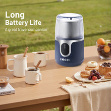 Atilioo Coffee Grinder, Cordless Electric Spice Herb Grinder with Stainless Steel Blades, Low Noise, Ideal for Home/Travel/Camping, Blue