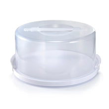 Mainstays 12 inch Clear Cake Carrier with 2pk 9 inch Gray Round Pans, Carbon Steel - Brands For Less USA