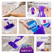 Swiffer Wetjet Refill Pack, Lavender (32 Pads + 2 Bottles) - Brands For Less USA
