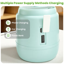 Personal Blender for Smoothies & Shakes, Portable Blender with 2 BPA-Free 15oz Cups, Ice Crushing for Kitchen Travel Gym, Includes Recipe Book, Blue