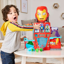 Marvel Iron Man and His Awesome Friends Iron Quarters Boys & Girls Electronic Playset, Holiday Gifts for Kids