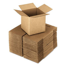 General Supply Brown Corrugated - Cubed Fixed-Depth Shipping Boxes, 8" L X 8" W X 8" H, 25/Bundle