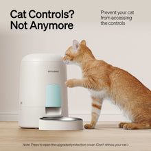 Petlibro 2L Air Automatic Cat Feeder, Battery-Operated Food Dispenser with 180-Day Battery Life, AIR Timed Feeder for Cats & Dogs, White