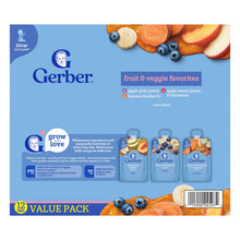 Gerber Toddler Pouch Variety Pack (3.5 Oz., 12 Ct.)