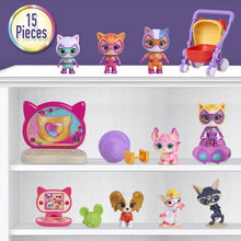 Disney Jr. SuperKitties Su-Purr Wild Deluxe Figure Set, 15-Pieces, Kids Ages 3 and Up