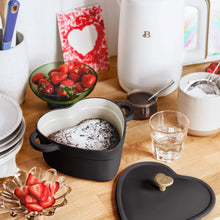 Beautiful 2QT Cast Iron Heart Dutch Oven, Black Sesame by Drew Barrymore - Brands For Less USA
