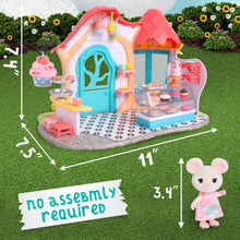 Honey Bee Acres Bees Teas Pastry Shop – 35 Piece Miniature Bakery Dollhouse with Cupcakes, Tea Cups & Exclusive Mouse Figure – Kids Ages 3+ - Brands For Less USA