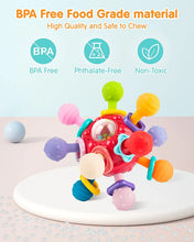 Vanmor Baby Toys Sensory Teething Balls, Baby Teething Toys for Babies 6-12 Months, Baby Teether Rattle Chew Toys, Grasping Activities Infant Toys for 12-18 Months Baby Girl Boys Gift (Red) - Brands For Less USA