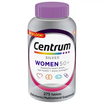 Centrum Silver Multivitamin Women 50+ , Multimineral Supplement Tablets (275 Ct.) - Brands For Less USA