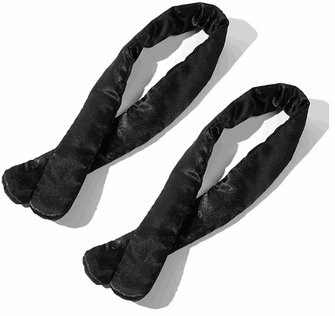 NIGHT Vegan Satin Makeup & Skincare Headband, 2 pk.
