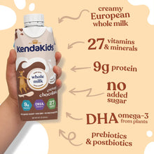 KendaKids Complete Nutrition Shake with Protein & DHA, Creamy Chocolate, 8 fl oz, (6 Pack) - Brands For Less USA