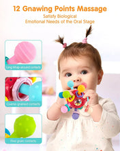 Vanmor Baby Toys Sensory Teething Balls, Baby Teething Toys for Babies 6-12 Months, Baby Teether Rattle Chew Toys, Grasping Activities Infant Toys for 12-18 Months Baby Girl Boys Gift (Red) - Brands For Less USA