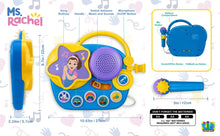 Ms. Rachel Karaoke Microphone Sing-Along Musical Boombox, Child Electronic Learning Systems for 18+ Months