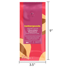 bettergoods Chocolate Hazelnut Flavored Ground Coffee, Medium Roast, 12 oz - Brands For Less USA
