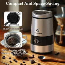 Coffee Grinder, LINKChef Quiet Spice Grinder, One Touch Coffee Mill for Beans, Spices and More
