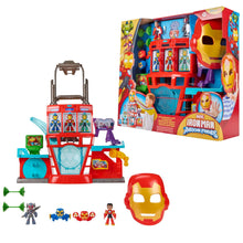 Marvel Iron Man and His Awesome Friends Iron Quarters Boys & Girls Electronic Playset, Holiday Gifts for Kids