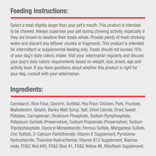 DreamBone Stuffed Twists Rawhide-Free Dog Chews with Real Pork Wrapped with Chicken, 7 Count