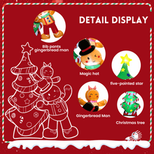 GVDV 8FT Christmas Inflatables Outdoor Decorations, Blow Up Yard Decoration(Gingerbread Man & Christmas Tree)