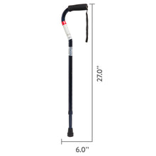 Equate Mobility Offset Handle Cane, Ice Blue - Brands For Less USA