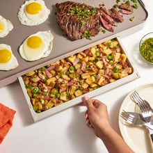 bella 12" x 22" XL Griddle with Warming Tray