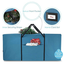 Hearth & Harbor Christmas Tree Storage Bag made from Durable Fabric, Fits up to 7.5 ft Holiday Trees