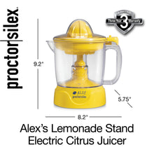 Proctor Silex Electric Citrus Juicer Machine for Fruits and Vegetables with 34 oz Pitcher, Alex’s Lemonade Stand Edition