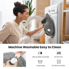 MaxKare Large Heating Pad with 4 Heat Settings & Auto Shut-off for Full Body Stress Relief, 24"x33"- Gray