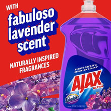 Ajax Ultra Liquid Dish Soap with Fabuloso Lavender Scent, Easy-Flip Cap, 52 fl oz Bottle