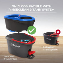 O-Cedar RinseClean Microfiber Spin Mop Head Replacement - Washable and Reusable