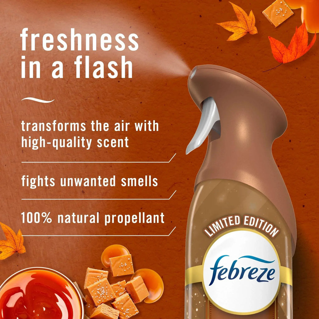 Febreze Air Mist, Odor-Fighting Air Freshener, Sea Salt Caramel & Mapl ...