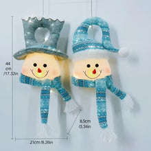 1pc Classic Style Lighted Snowman Christmas Tree Topper - Plush Fabric, Battery Operated (2 AA Not Included), Festive Holiday Ornament for Xmas Party Decor