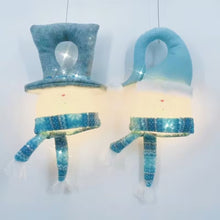 1pc Classic Style Lighted Snowman Christmas Tree Topper - Plush Fabric, Battery Operated (2 AA Not Included), Festive Holiday Ornament for Xmas Party Decor