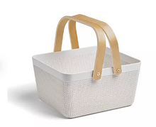 Member's Mark Basket with Wood Handles, Set of 2