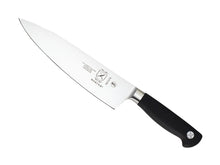 Mercer Culinary Genesis 8" Steel Short Bolster Chef's Knife, Black